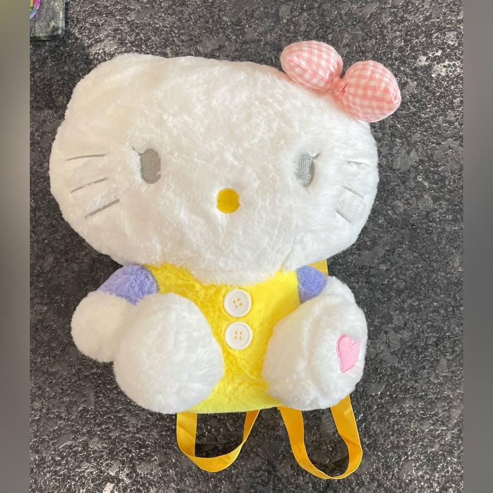 Hello Kitty Sanrio Plush Backpack